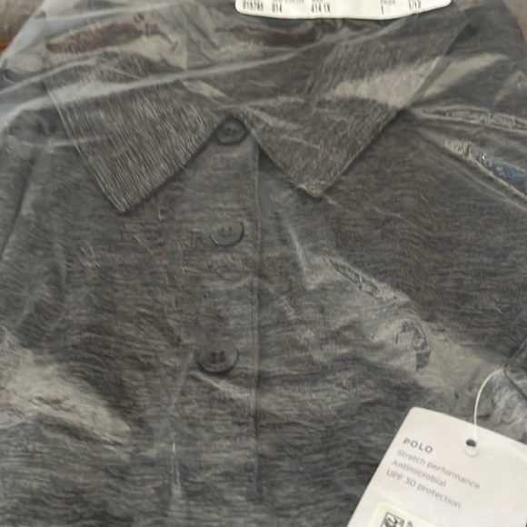 Jockey, NWT, still in bag! Grey, short sleeve polo shirt - Picture 5 of 5